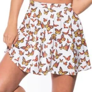 NWOT Blackmilk Flutterby butterfly print skater skirt